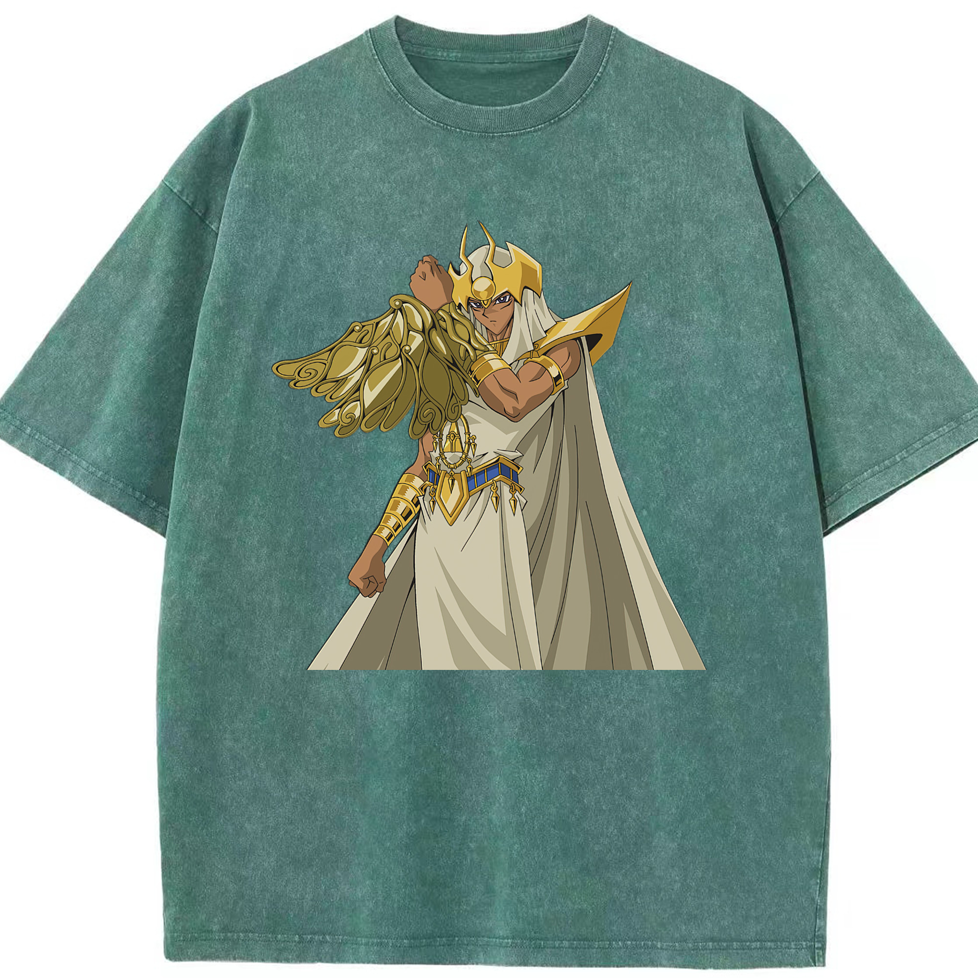 （画像用） 遊☆戯☆王 Yu-Gi-Oh! 綿100% ヴィンテージ風 半袖Tシャツ（フロントプリント）
